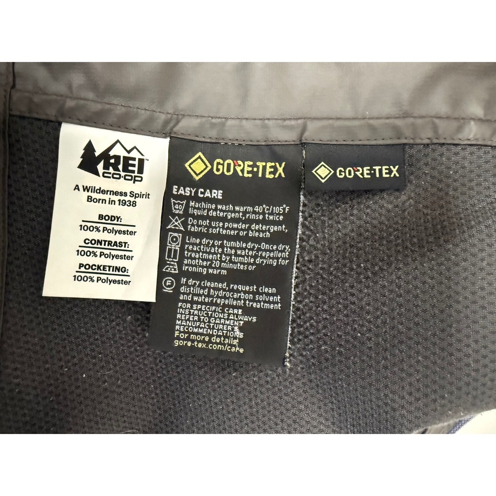 REI Co-op XeroDry GTX Gore-Tex Paclite Rain Jacket Women's Large Purple - Picture 6 of 11